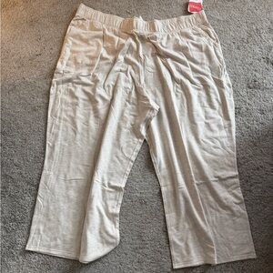 Light Gray Casual Pants 4X Hanes very soft new